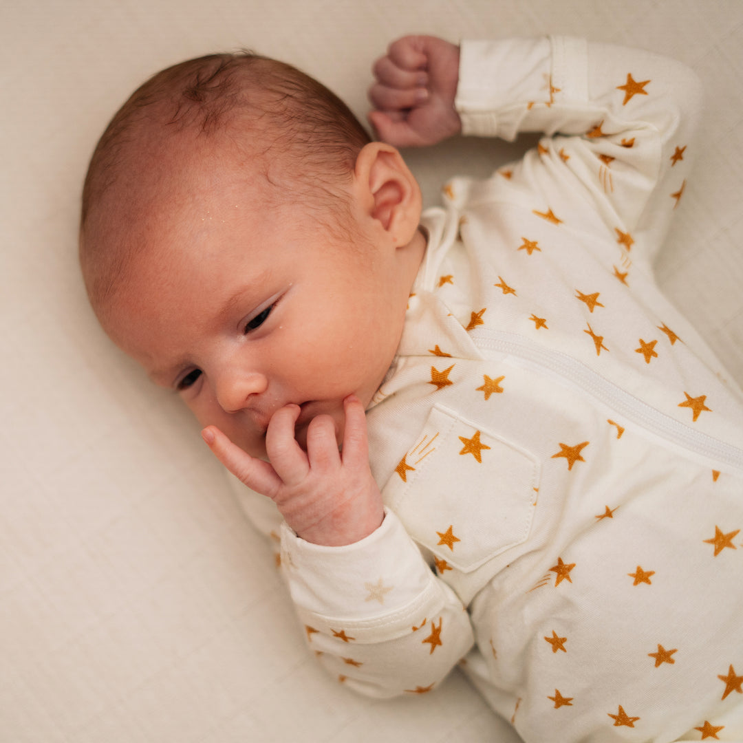 newborn footed pajamas