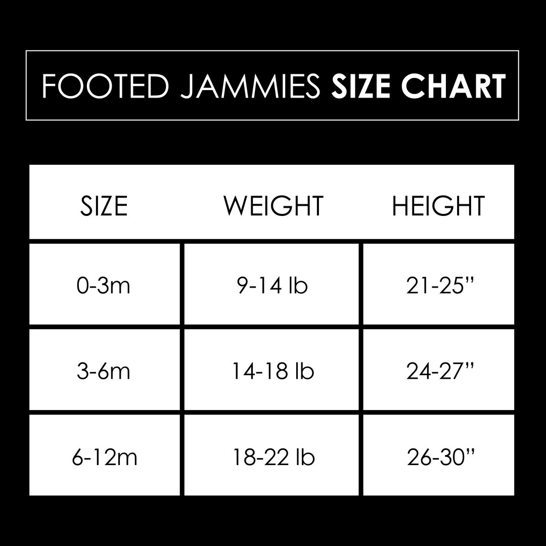 NOEL FOOTED JAMMIES
