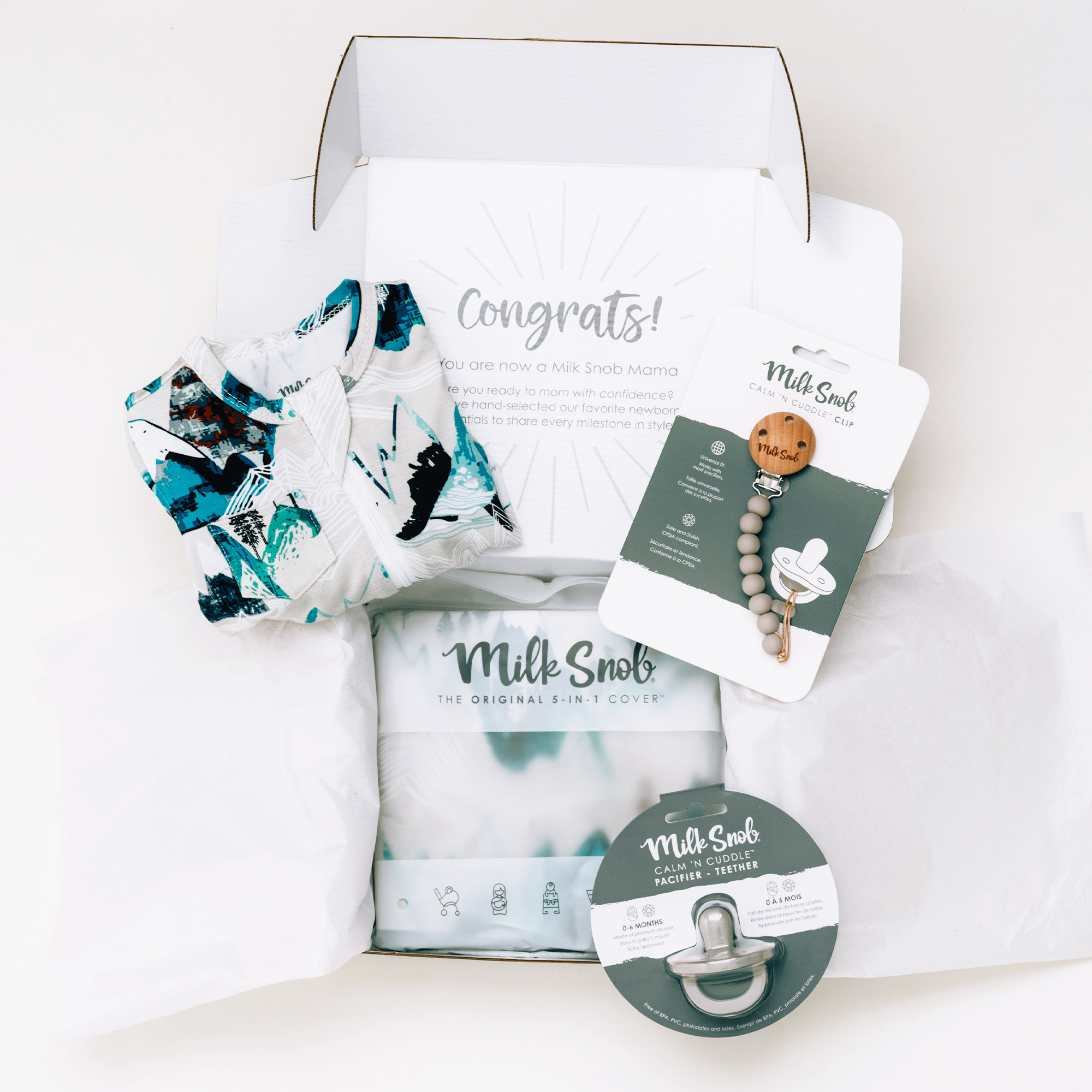 ROCKY MOUNTAINS WELCOME BABY GIFT BOX