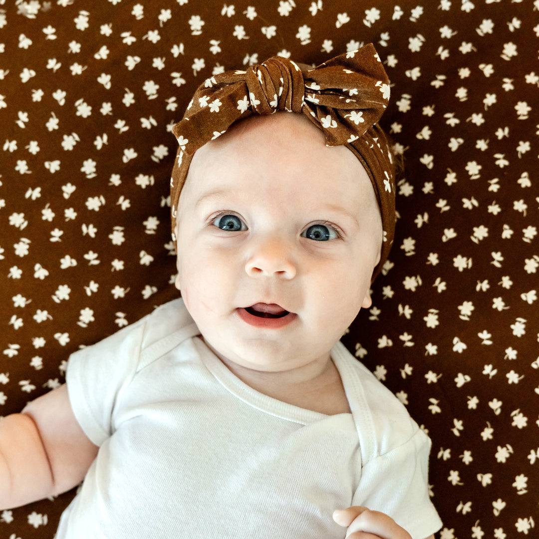 BROWN SUGAR BLOOM BOW