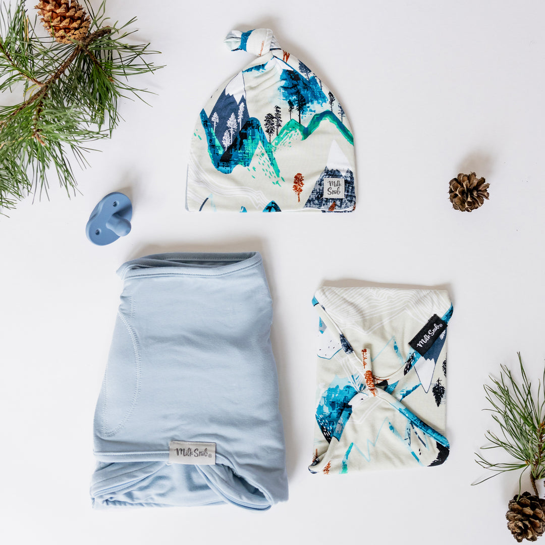 SKY SWADDLE WELCOME BABY GIFT BOX