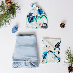 SKY SWADDLE WELCOME BABY GIFT BOX