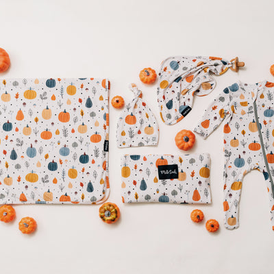 PUMPKIN PATCH FOOTED JAMMIES