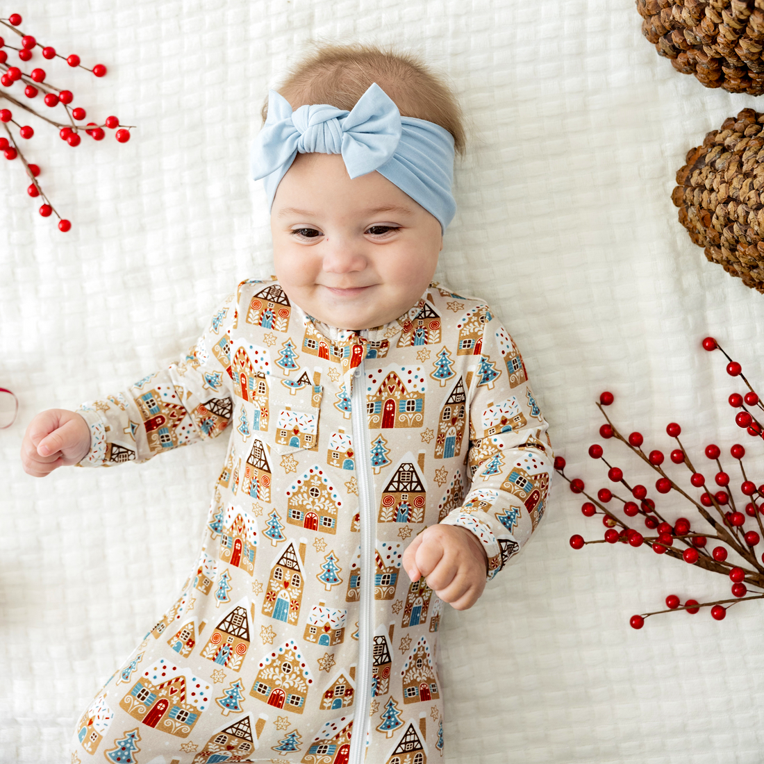 WINTER WONDERLAND FOOTED JAMMIES