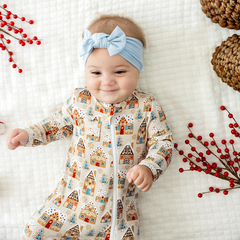 WINTER WONDERLAND FOOTED JAMMIES