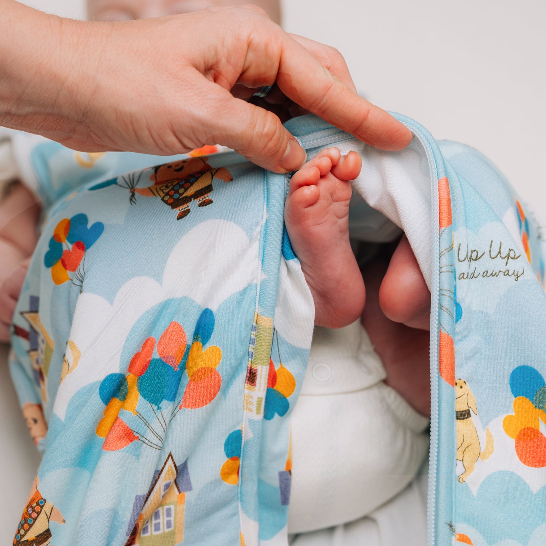 DISNEY PIXAR UP IN THE CLOUDS SLEEP BAG