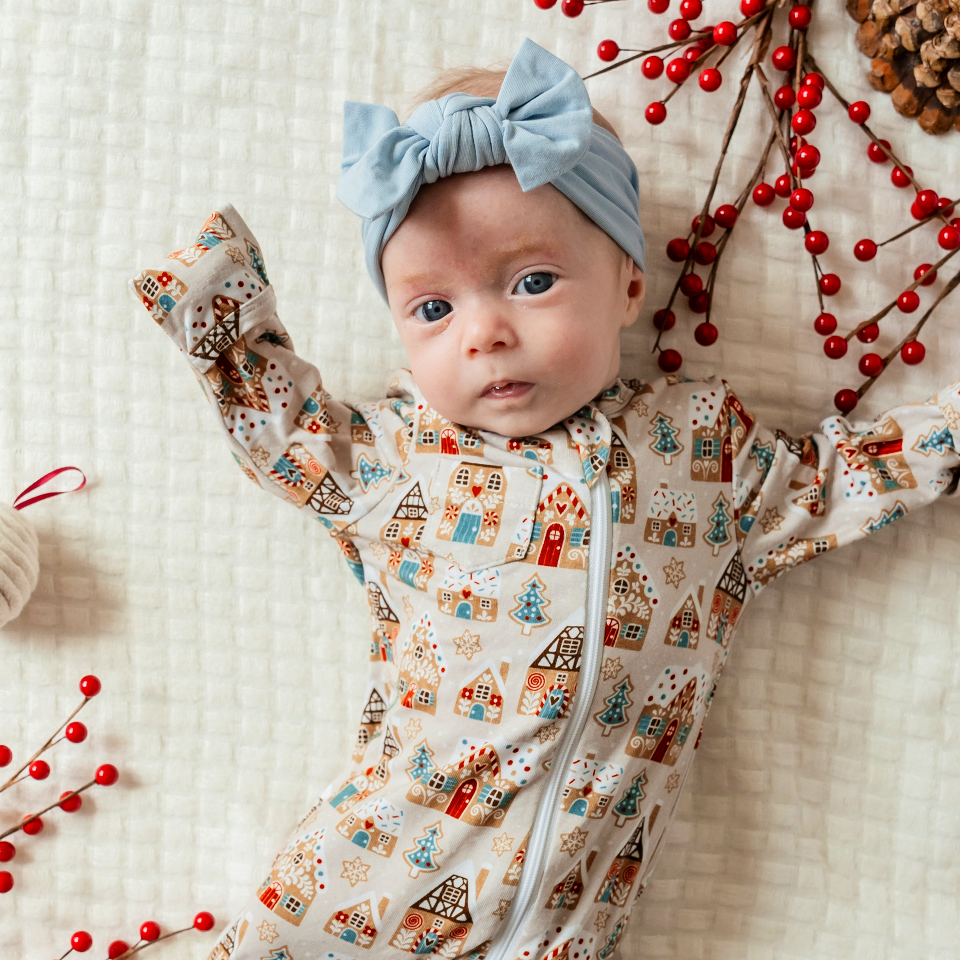 WINTER WONDERLAND FOOTED JAMMIES