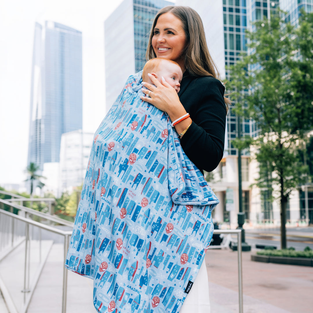 MARVEL SPIDER-MAN CITY BLANKET