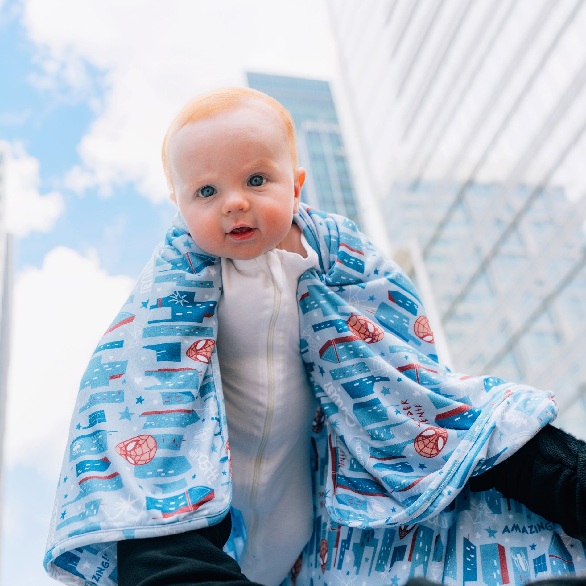 MARVEL SPIDER-MAN CITY BLANKET