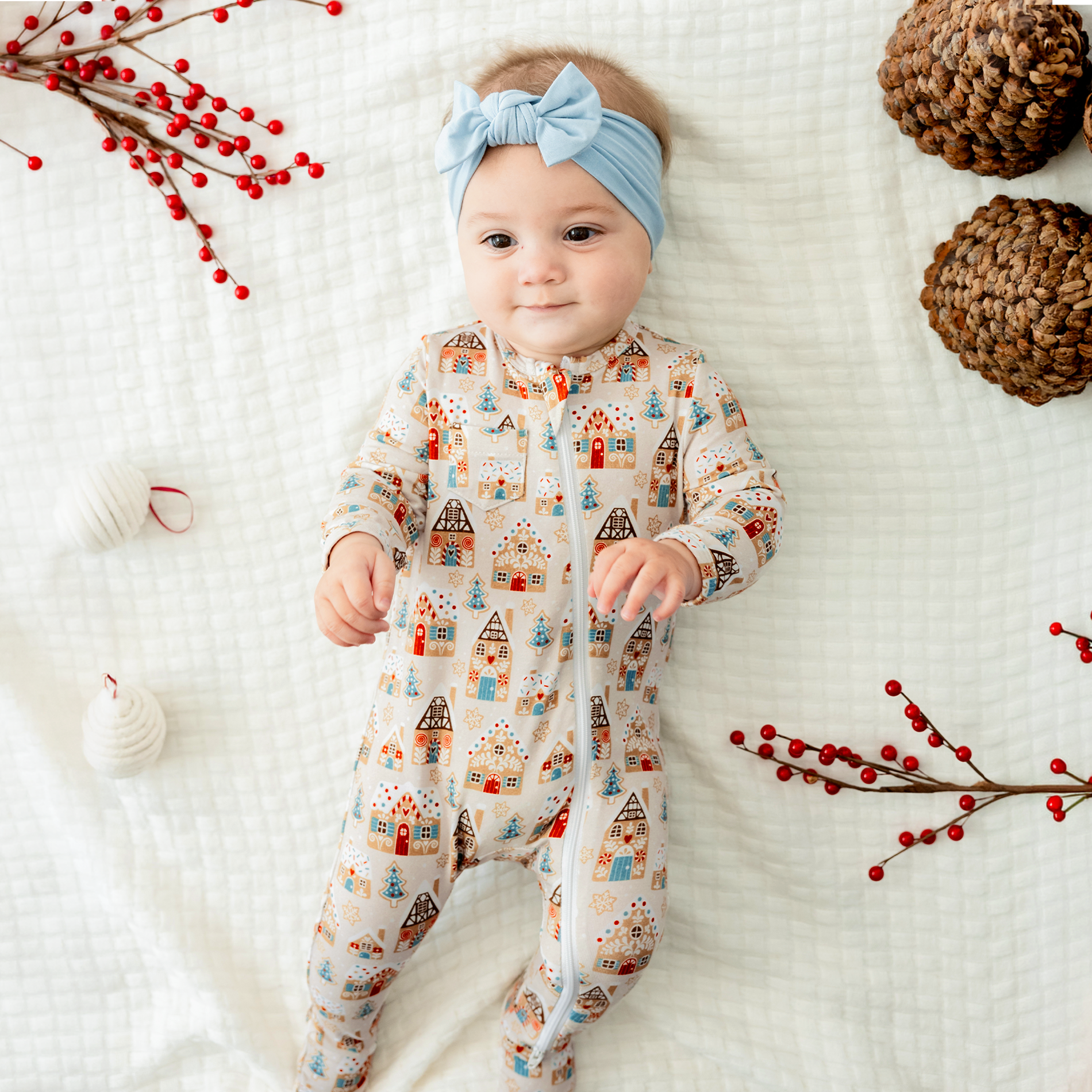 WINTER WONDERLAND FOOTED JAMMIES
