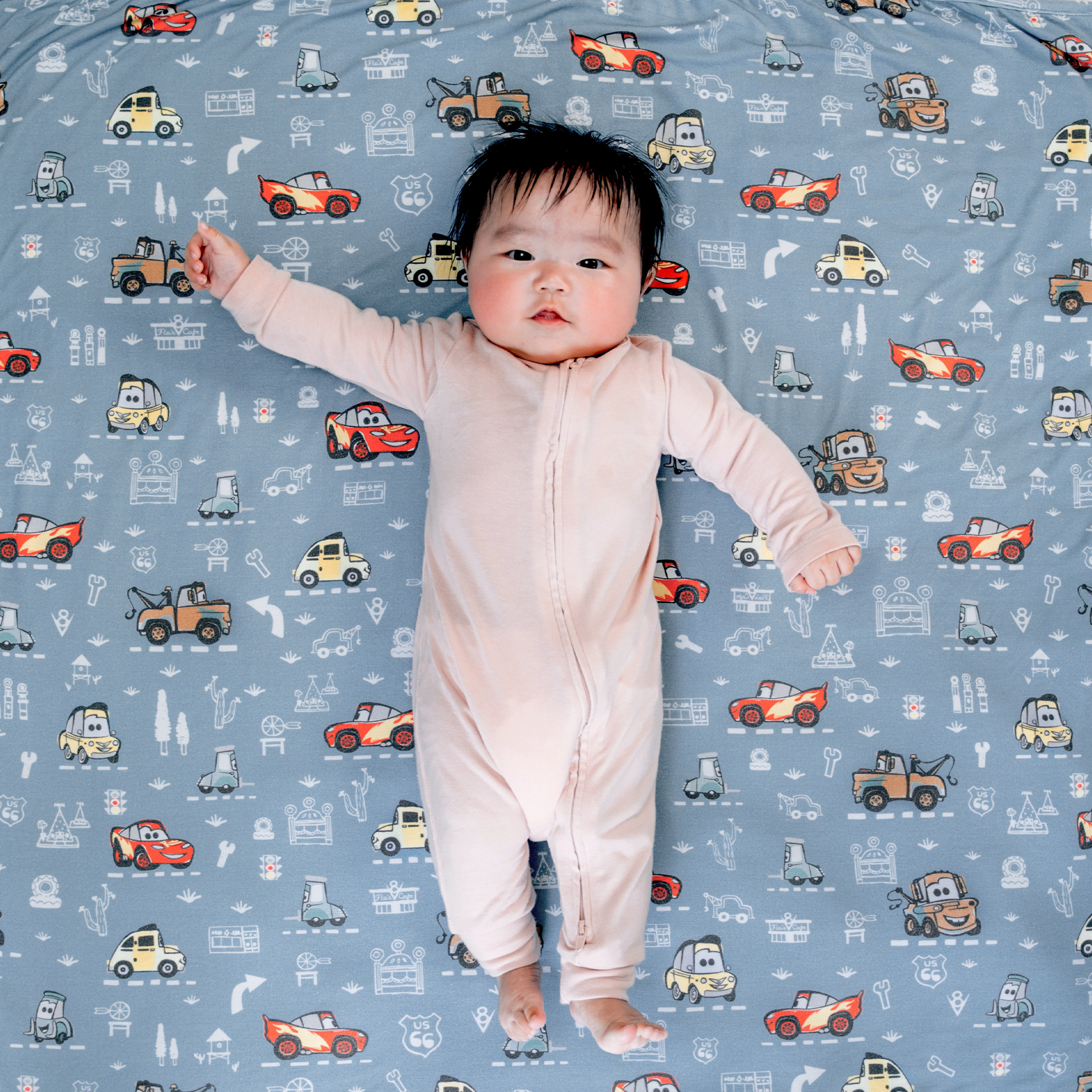 DISNEY AND PIXAR CARS MAP BLANKET