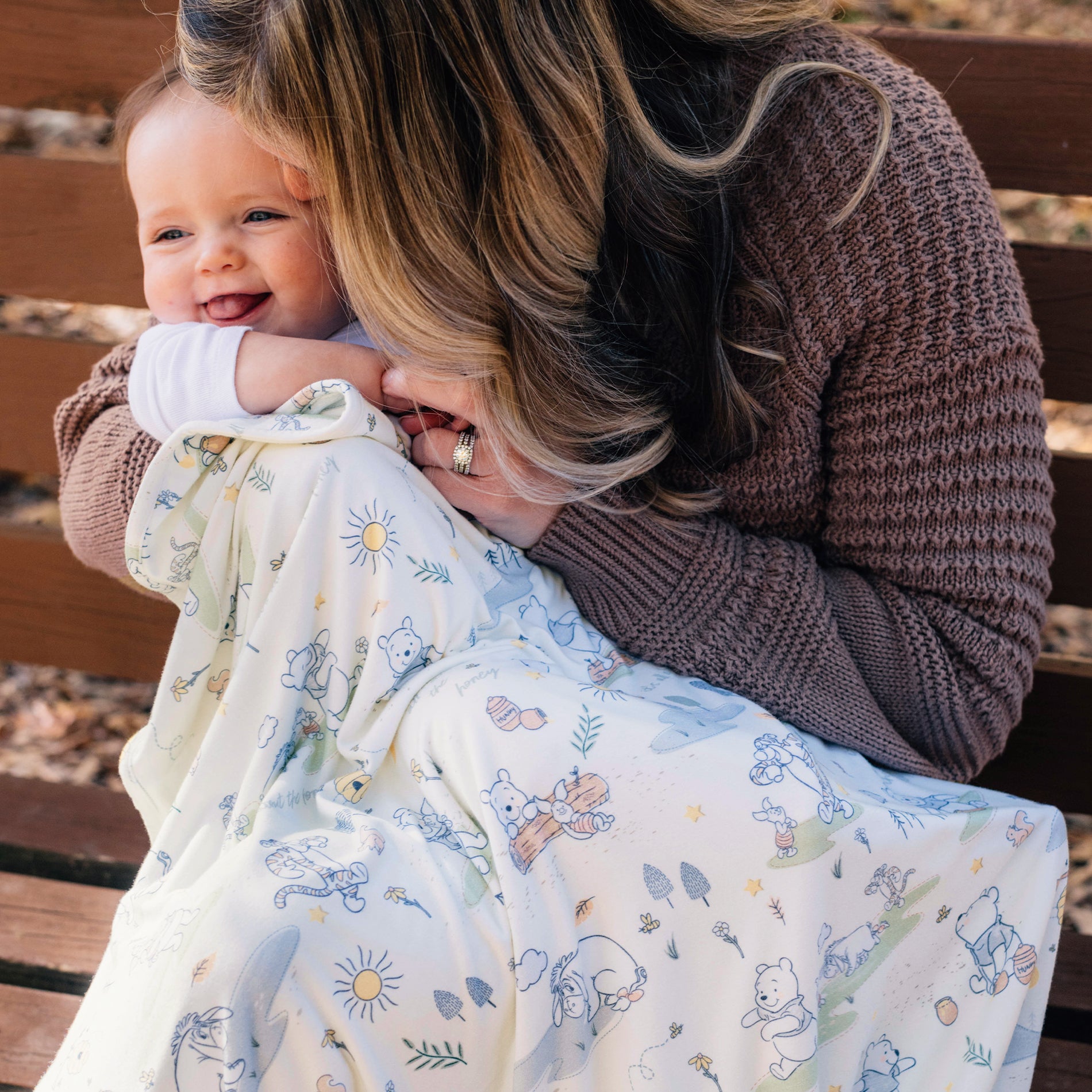 DISNEY WINNIE THE POOH MORNING TIME BLANKET