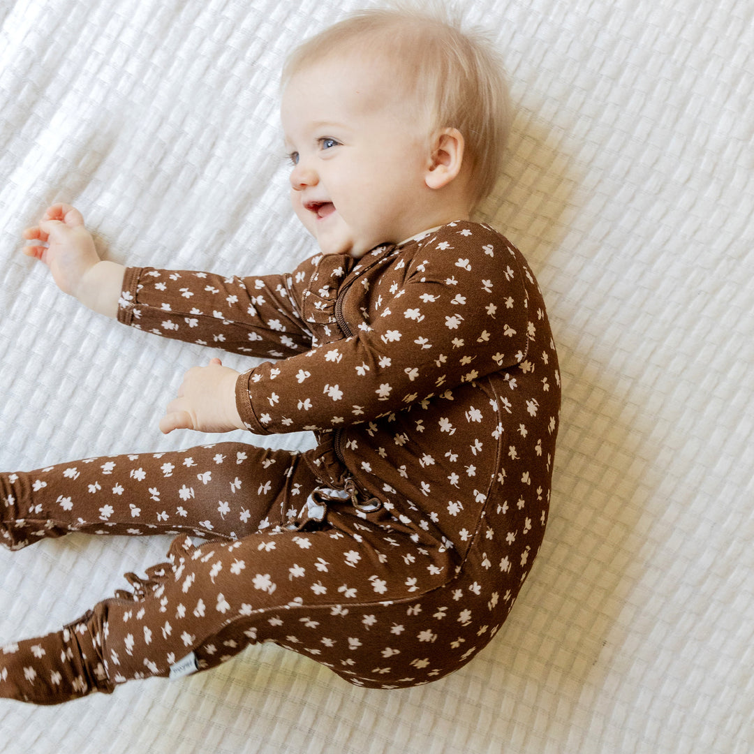 BROWN SUGAR BLOOM FOOTED JAMMIES
