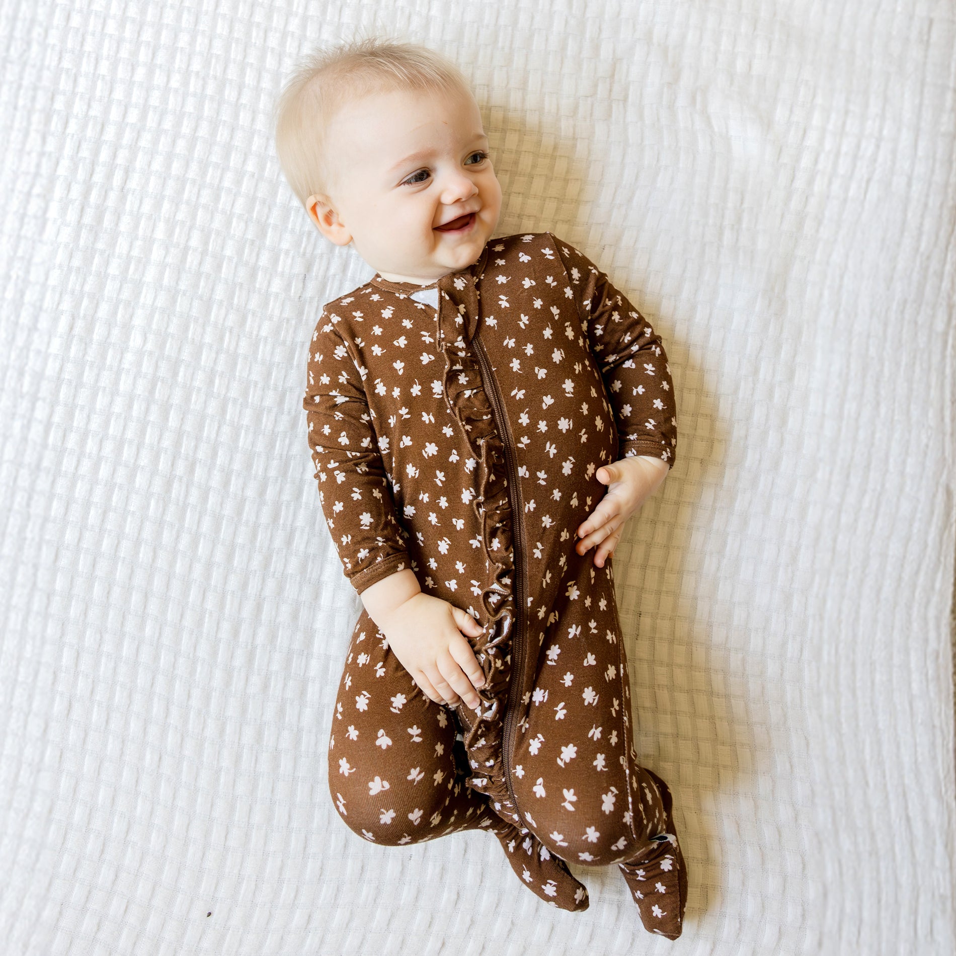 BROWN SUGAR BLOOM FOOTED JAMMIES