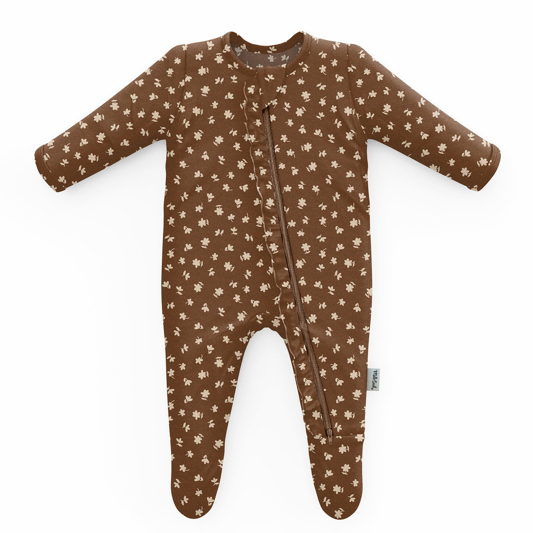 BROWN SUGAR BLOOM FOOTED JAMMIES