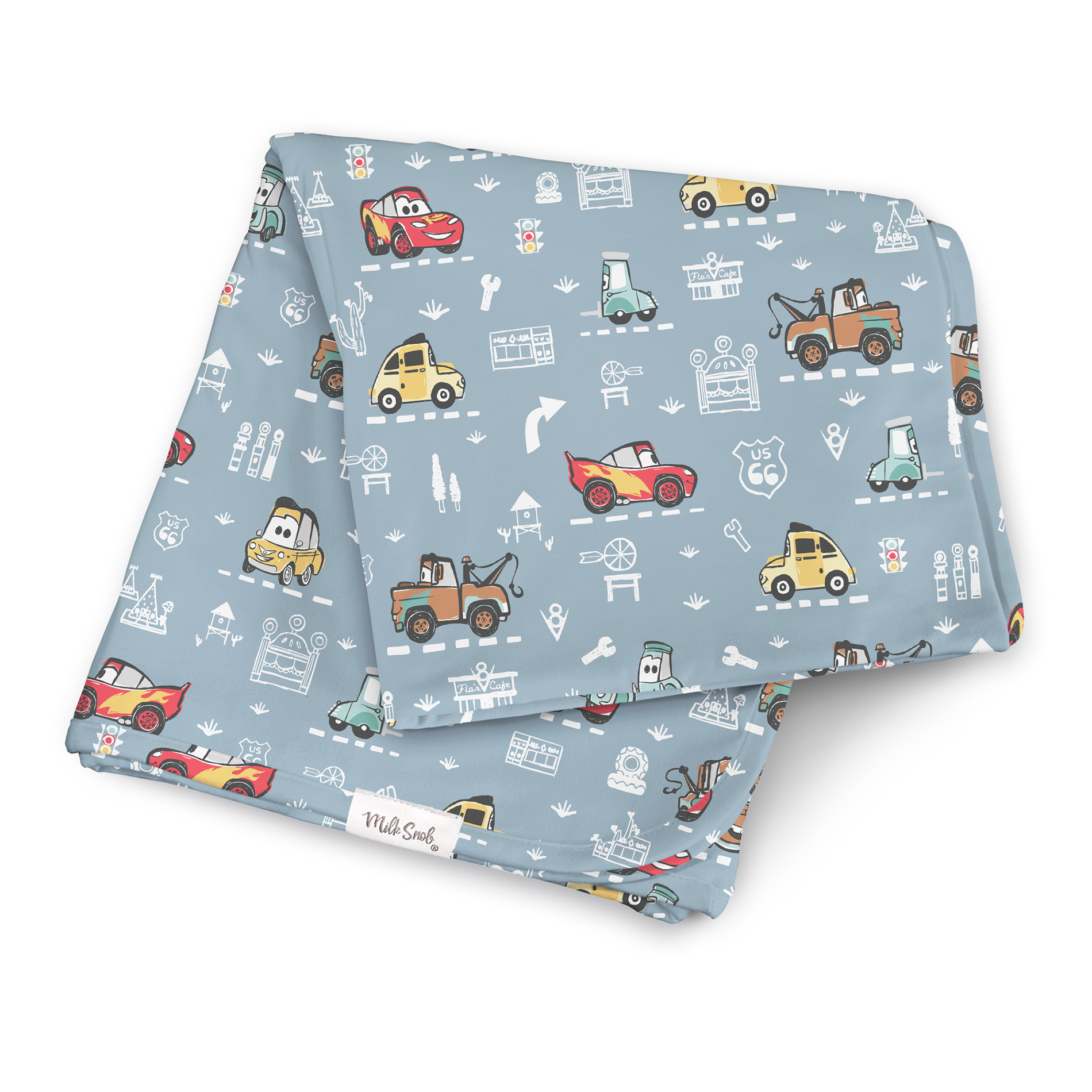 DISNEY AND PIXAR CARS MAP BLANKET
