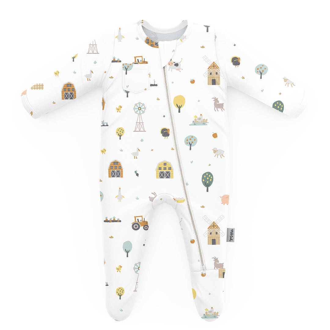 SUNNY ACRES FOOTED JAMMIES