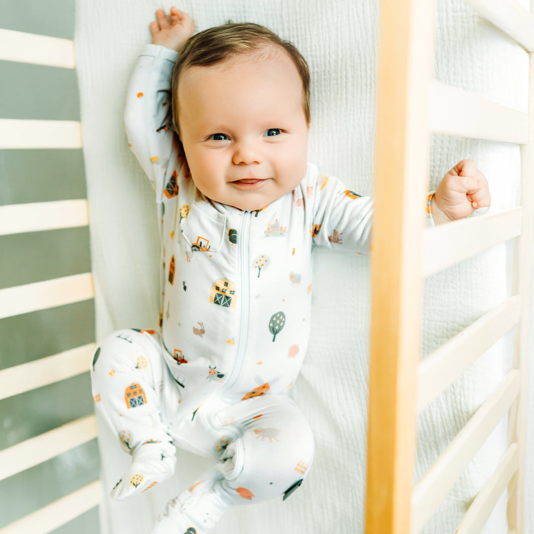 SUNNY ACRES FOOTED JAMMIES
