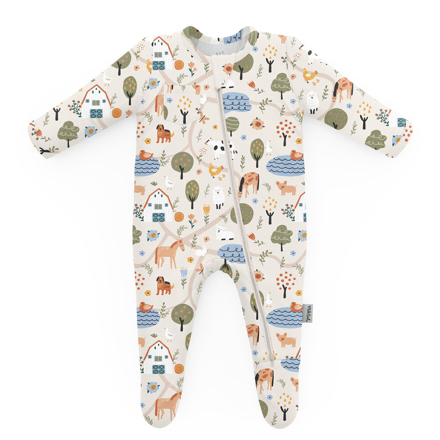 Buy Newborn Baby Footed Pajamas & Baby Bodysuits Online: Milk Snob