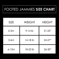 SUNNY ACRES FOOTED JAMMIES