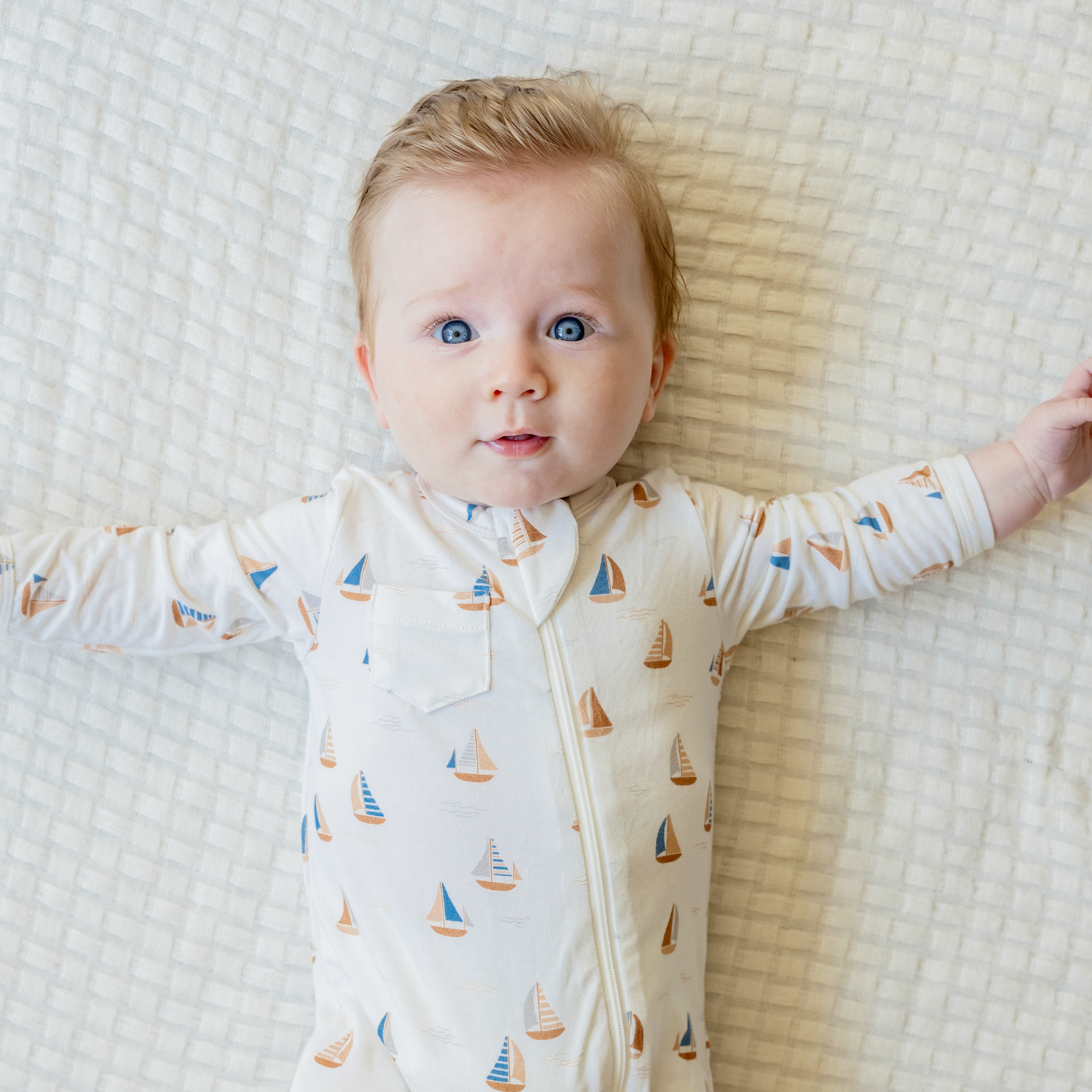 SEA BREEZE FOOTED JAMMIES
