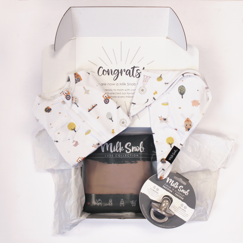 SUNNY ACRES WELCOME BABY GIFT BOX