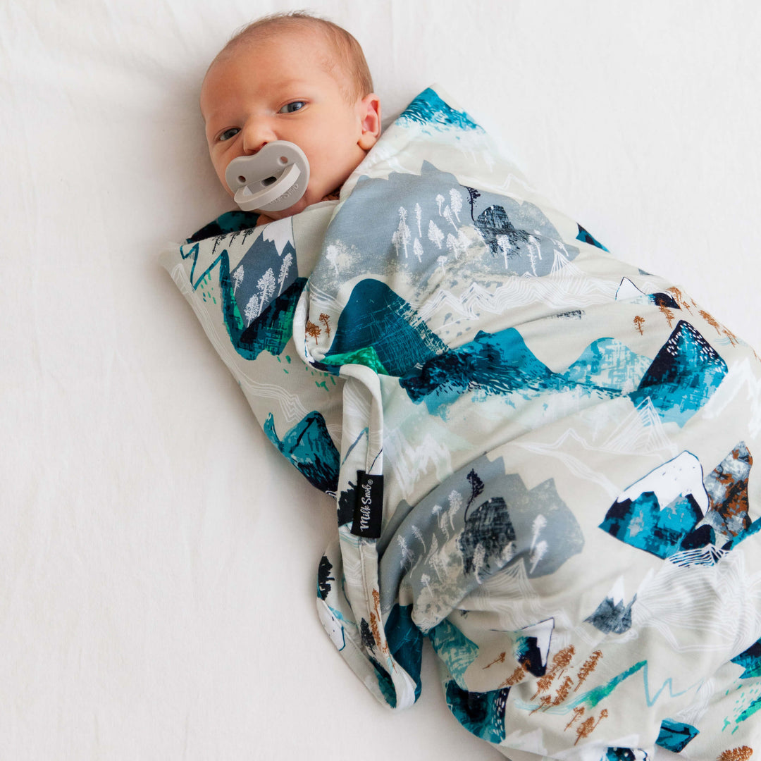 summer infant blanket Soft 2-Layer Blanket- Rocky Mountains
