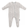 HERRINGBONE FOOTED JAMMIES